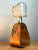 Wood Vintage Mid-Century Modern Wood and Metal Stirrup Table Lamp For Sale - Image 7 of 12
