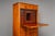 Brown Biedermeier Standing Secretaire in Mahogany For Sale - Image 8 of 18