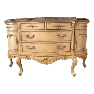 Marble Top Credenza For Sale