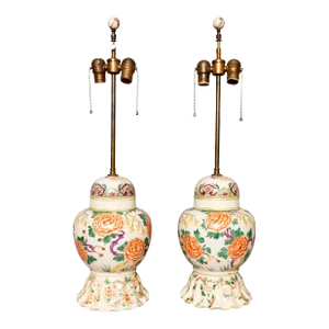 Pair of Samson Chinese Export Style Table Lamps