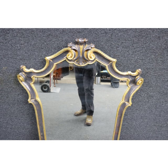 Labarge Italian LaBarge Hollywood Regency Style Mirror For Sale - Image 4 of 12