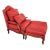 French Armchair & Ottoman For Sale