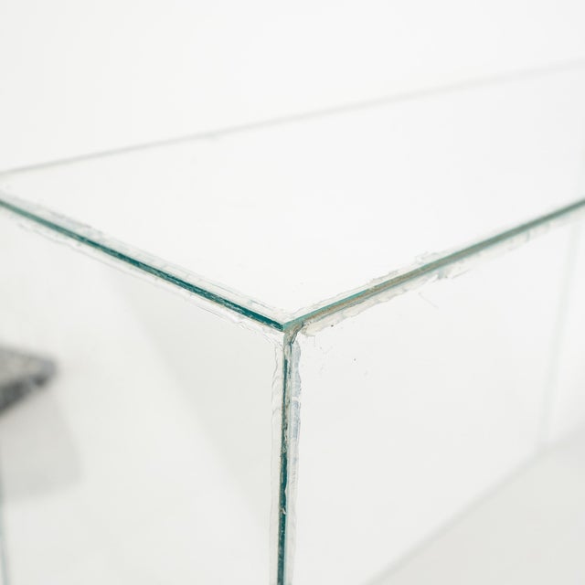 Antique Three-Masted Schooner Ship Model in Glass Case For Sale - Image 13 of 18