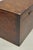 Victorian Antique English Victorian Dovetailed Walnut Tea Caddy Small Desk Trinket Box For Sale - Image 3 of 12