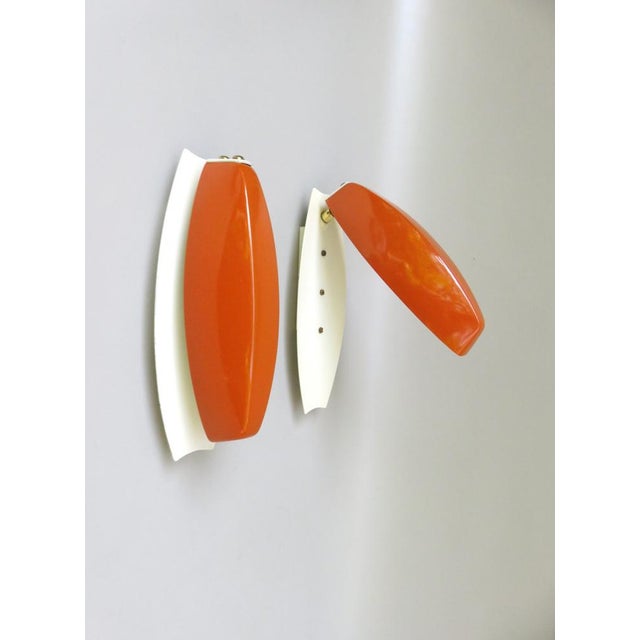 Space Age Brass Wall Lights from Kaiser, 1960s, Set of 2 For Sale - Image 4 of 18