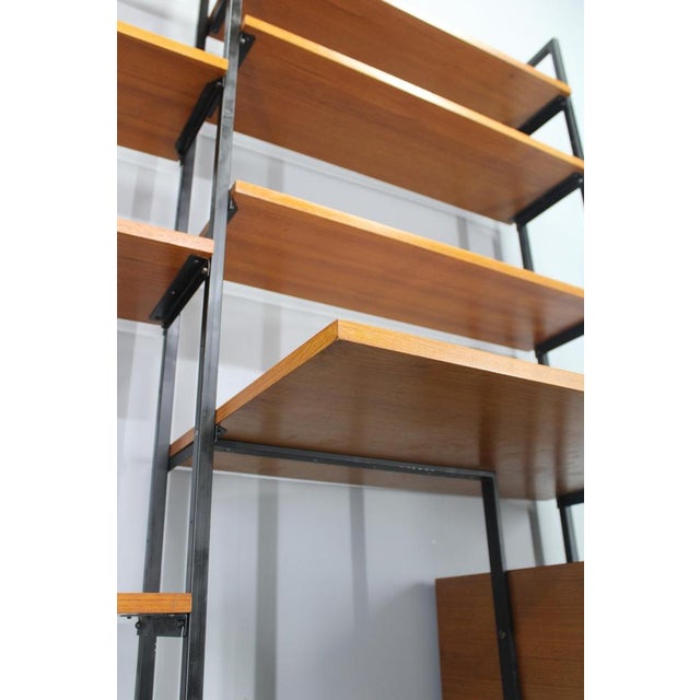 Italian Teak Shelf with Desk, 1970s For Sale - Image 18 of 18