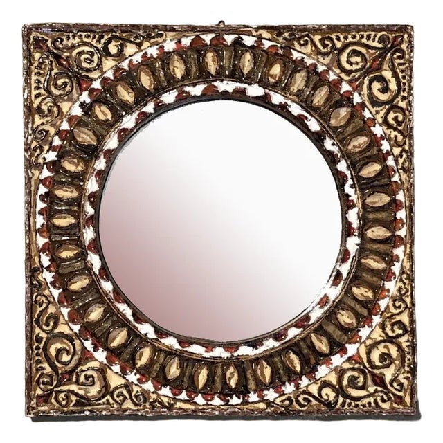 Sun Wall Mirror by Roland Zobel, 1970s For Sale