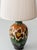 Art Deco Dutch Gouda Pottery Table Lamps with Silk Lampshade, 1920s, Set of 2 For Sale - Image 4 of 15