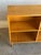 Vintage Danish Oak Bookcase Scandinavian Modern Open Shelf Display Cabinet For Sale - Image 4 of 9