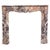 19th Century French Louis XV Pompadour Mantelpiece In Marble For Sale - Image 6 of 6