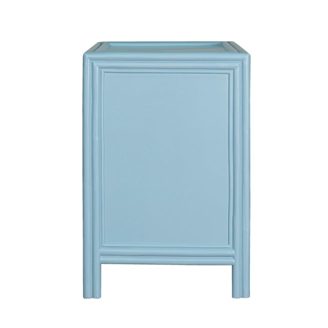 Not Yet Made - Made To Order Capri End Table in Pool Blue For Sale - Image 5 of 8