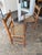 19th Century Antique Ladderback + Rawhide Seat Side Chairs, Set of 2 For Sale - Image 4 of 12