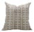 Fabdivine Handcrafted Block Print Cushion Cover 18x18 Inch Linen Blend- Garud For Sale