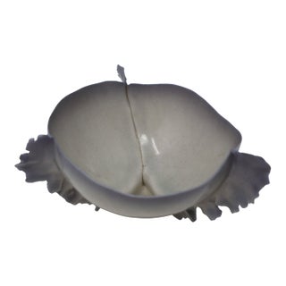 Joann Spamer Signed Porcelain Winged Sculptural Vessel With Artist Note, 1986 For Sale