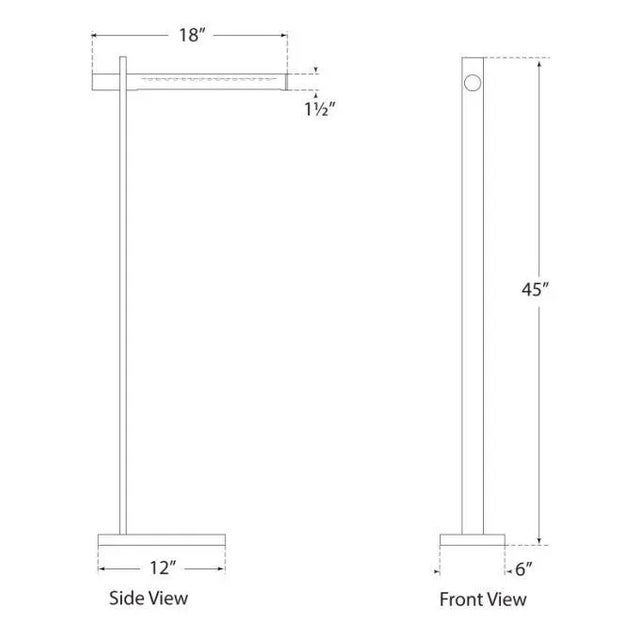 Modern Kelly Wearstler for Visual Comfort Signature Axis Pharmacy Floor Lamp in Bronze For Sale - Image 3 of 3