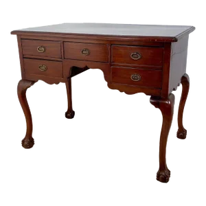 Chippendale Style Walnut Lowboy, 19th Century, American