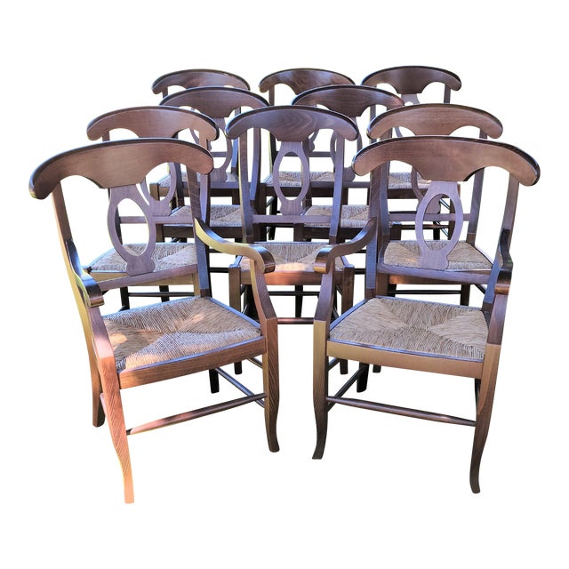 Pottery Barn Napoleon Rush Chairs Set of 4 Chairish