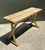 Vintage Wood and Metal Extendable Console Table For Sale In West Palm - Image 6 of 18