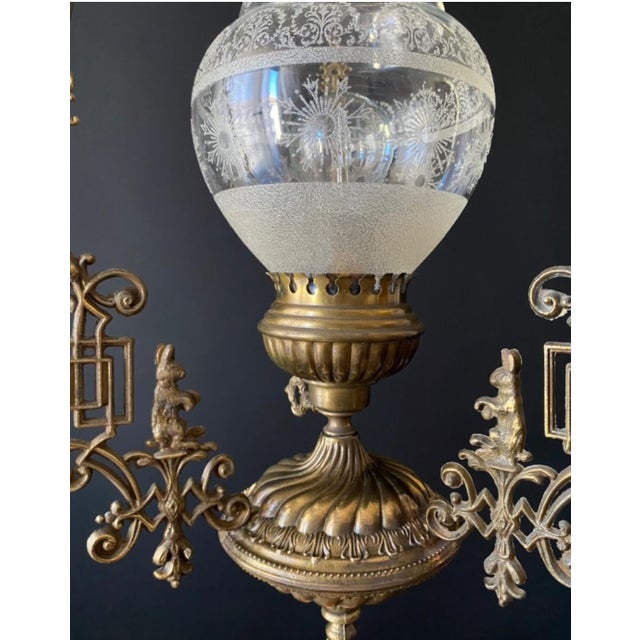 Brown Antique Pendant Lights, 1960s, Set of 2 For Sale - Image 8 of 13