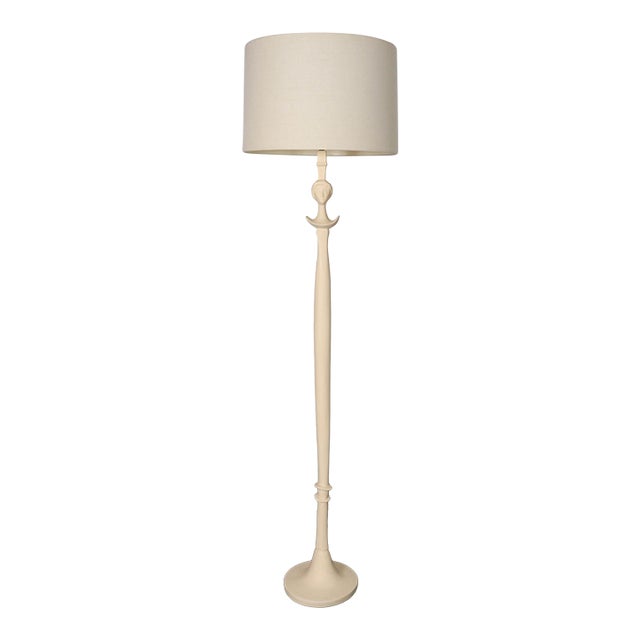 Vintage Figural Resin ‘Tête De Femme’ Caryatid Floor Lamp After Giacometti For Sale