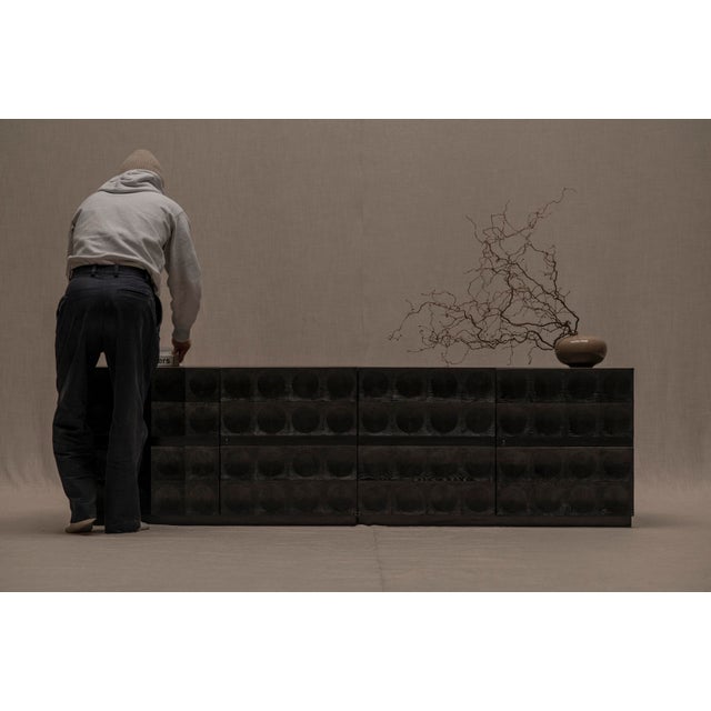 Brutalist Vintage Brutalist Sideboards by J. Batenburg, 1970s, Set of 2 For Sale - Image 3 of 18