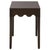 Wood Neha Wavy Accent Table in Dark Chocolate For Sale - Image 7 of 8