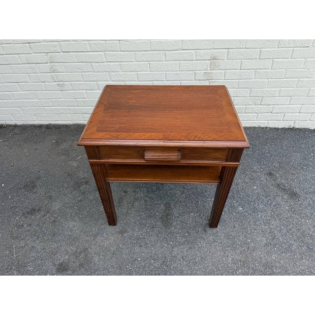 Mid 20th Century Mahogany Inlaid Side Table For Sale - Image 4 of 18
