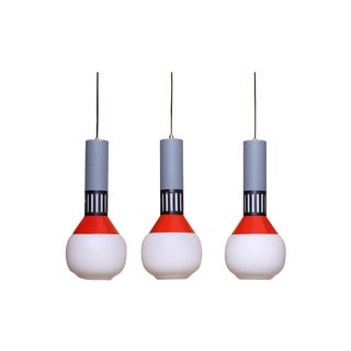 Colorful Stilnovo Pendants - Set of Three For Sale