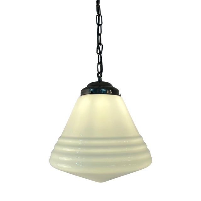 Phililite Opal Glass Hanging Lamp from Philips For Sale
