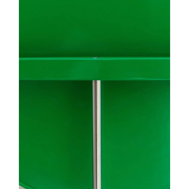 Green Table Mirror by Uno & Östen Kristiansson for Luxus, Sweden, 1970s For Sale - Image 8 of 11