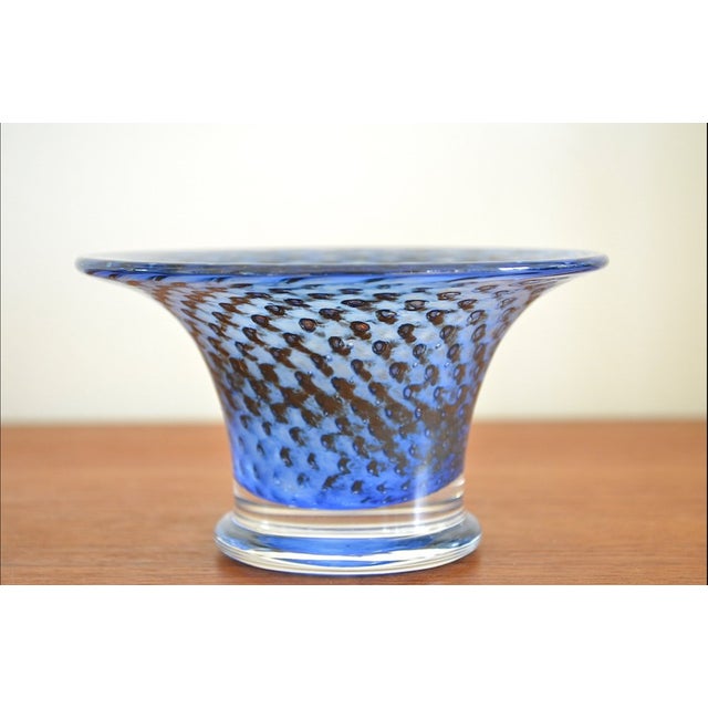 Art Glass Bowl by Bertil Vallien for Kosta Boda For Sale - Image 5 of 9