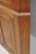Brown Antique Colonial Primitive Cherry Wood Glass Front Corner China Cabinet Cupboard For Sale - Image 8 of 18