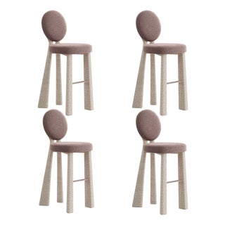 Mary II Bar Chairs by Ottiu, Set of 4 For Sale