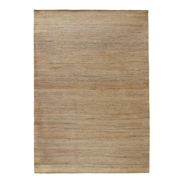 Soumak Jute Natural Rug 8x10 For Sale