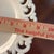 Vintage Fenton White Milk Glass Reverse C Lace Edge 9” Set of 2 - W/Wall Hangers For Sale - Image 6 of 6