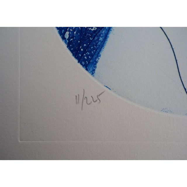 Jean Baptiste Valadie, The Blue Scarf, Original Engraving For Sale - Image 4 of 8