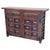 20th Century Narrow Catalan Spanish Baroque Dark Walnut Credenza or Buffet For Sale - Image 9 of 9