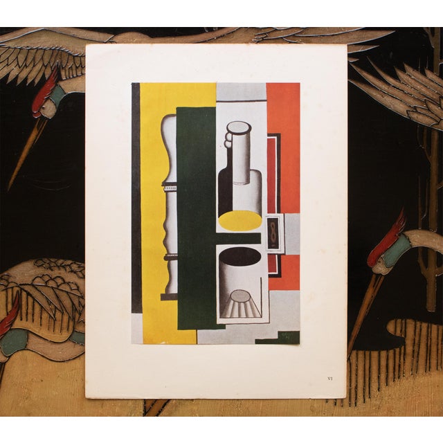 Pop Art 1948 After Fernand Léger "Still Life", First Edition Period Offset Lithograph For Sale - Image 3 of 7