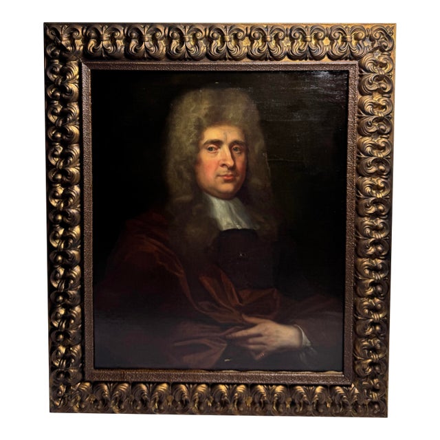 Early 18th Century French Portrait Painting, Circle of Jean Baptiste Van Loo For Sale