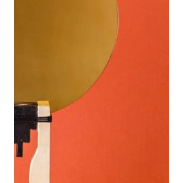 Contemporary Mirrored Brass and Marble Ruinette Mirror by Ilaria Bianchi For Sale - Image 3 of 5