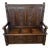French Style Monks Bench in Oak For Sale