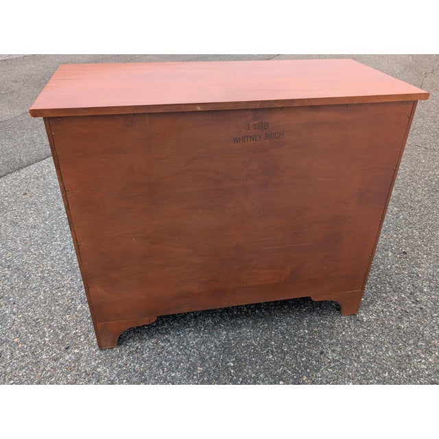 Vintage Whitney Solid Cherry 4-Drawer Farmhouse Style Chest For Sale - Image 9 of 13