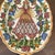 1970s Italian Pottery Hand Painted Hanging Decorative Dish For Sale - Image 4 of 6