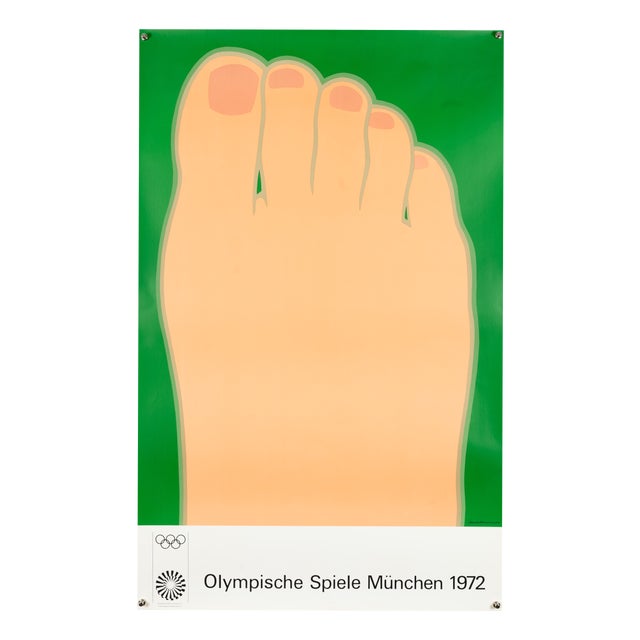 Munich Olympics Serigraph Poster by Tom Wesselmann, 1972 For Sale