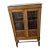Early 20th Century Bookcase With 3 Shelves, Doors With Leaded Glass Panels For Sale