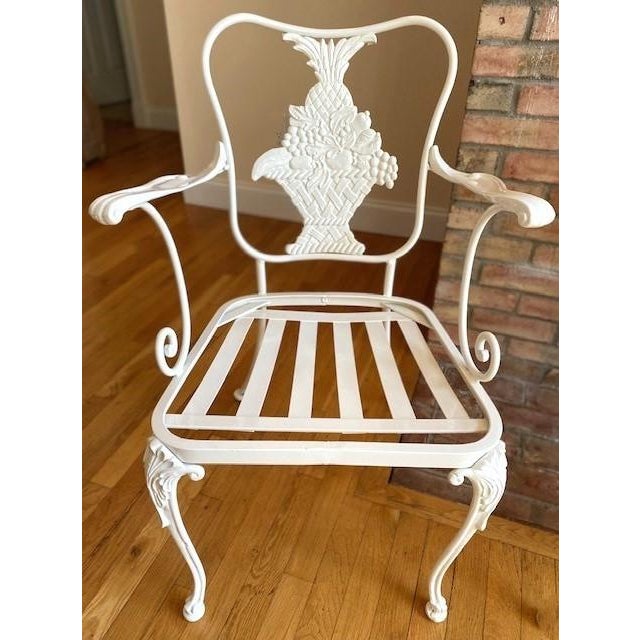 Garden Dining Room Chairs by Woodard For Sale - Image 12 of 17