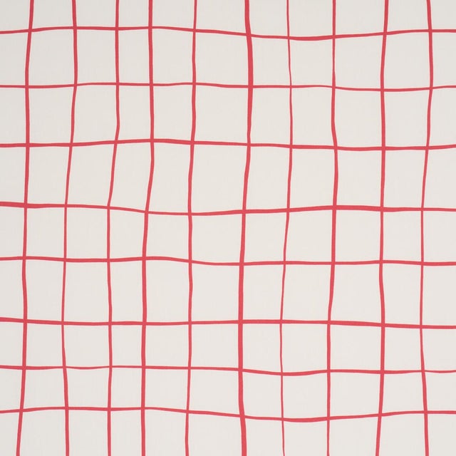 Drawn on a grand scale, the charmingly wonky Painterly Windowpane is as graphic and dramatic as a windowpane pattern can...