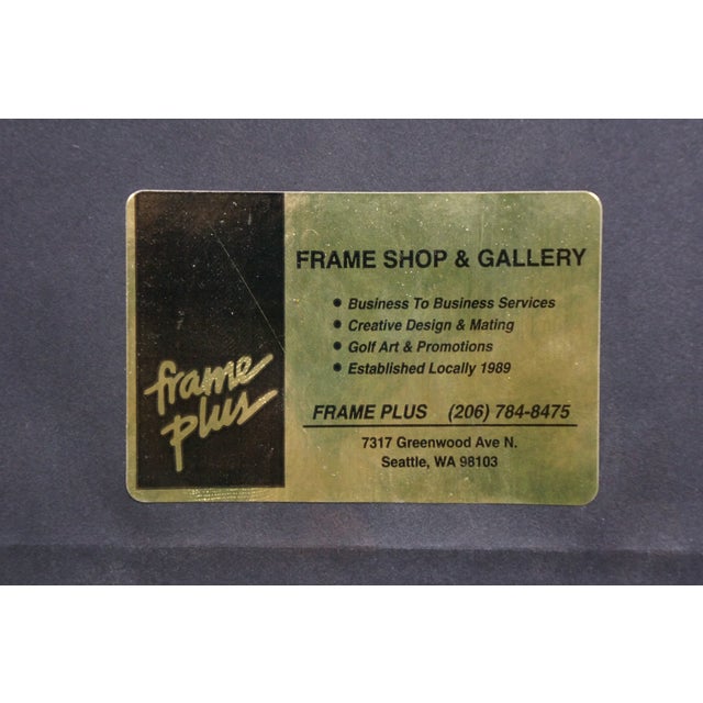1997 Due Process Stables Golf Course 6th Hole Eagle Signed Photograph 28" For Sale - Image 9 of 12