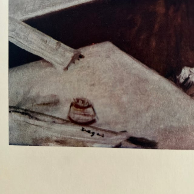 Edgar Degas 1952 After Edgar Degas First Edition “Absinthe” Print For Sale - Image 4 of 4