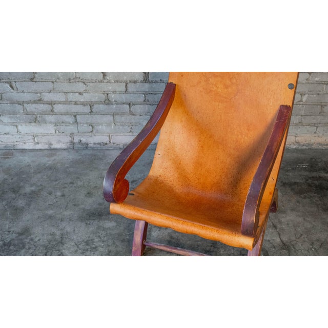 Clara Porset Style Mexican Butaque Chair For Sale - Image 14 of 18